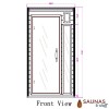 1 Person (E2) Ultra-Low-EMF Carbon Fiber Infrared Sauna