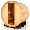 2 Person Pacific Cedar Outdoor Barrel Sauna Dimensions