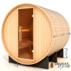 4 Person Pacific Cedar Outdoor Barrel Sauna Dimensions