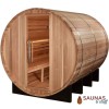 6 Person Pacific Cedar Outdoor Barrel Sauna