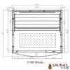 2 Person (C) Carbon Fiber Infrared sauna