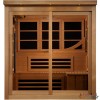 6 Person Ultra Low EMF Sauna, Carbon Fiber Heater, with TV