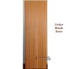 2' x 6'8" Western Red Cedar Sauna Room Door - Blank, No Glass