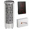 Harvia Cilindro Heater with Xenio Control and Power Supply