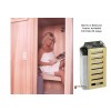 E-Z Portable Sauna with 110 Volt Hot Rock Heater