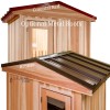 Outdoor Sauna - Metal Roof Options