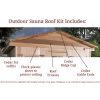 Outdoor Sauna Roof Kit