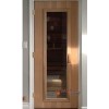 3' x 6'8" ADA Width Cedar Sauna Room Door - Clear Glass