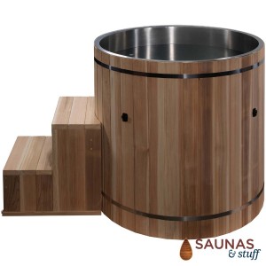 Cedar Cold Plunge Tub - 304 Stainless Liner