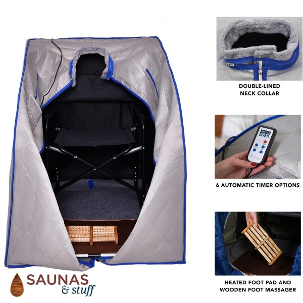 Portable Carbon Fiber Infrared Sauna - 1 Person