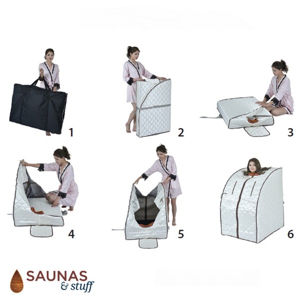 Portable Carbon Fiber Infrared Sauna - 1 Person