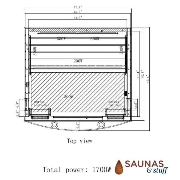 Aan het leren sla Huiswerk maken 2 Person (A) Ultra Low EMF Carbon Fiber IR Sauna | SaunasAndStuff.com