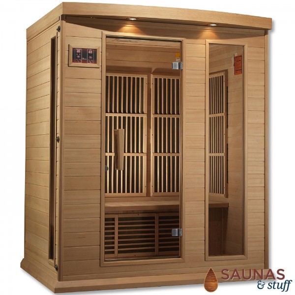 3 Person (MH) Ultra-Low-EMF Carbon Fiber Infrared Sauna