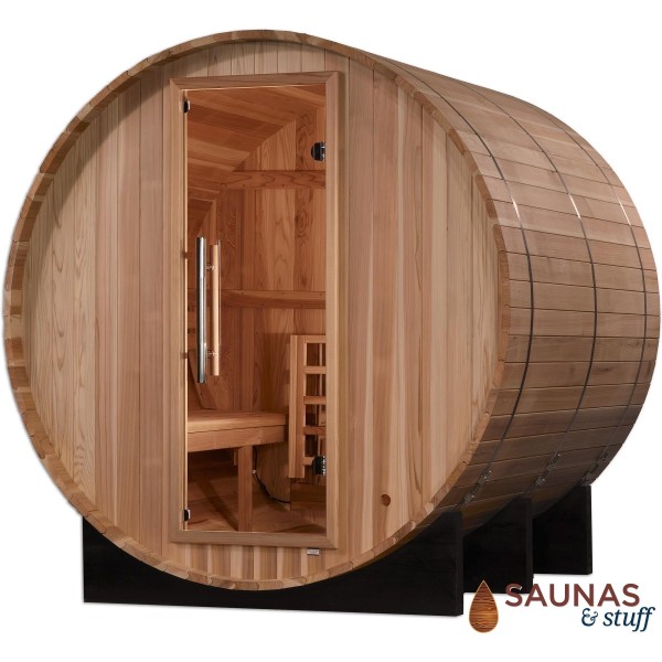 4 Person Pacific Cedar Outdoor Barrel Sauna