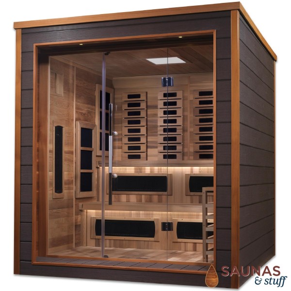 6 Person Hybrid Outdoor/Indoor Sauna