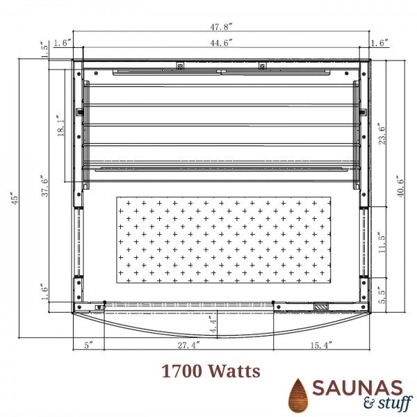 2 Person (C) Carbon Fiber Infrared sauna