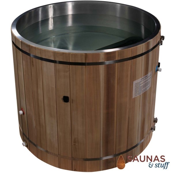Cedar Cold Plunge Tub - 304 Stainless Liner