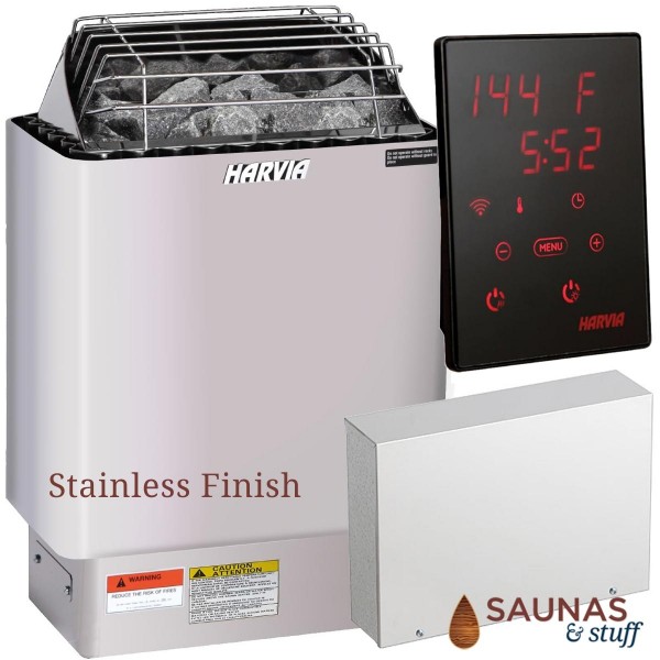 Harvia KIP 80W stainless electric sauna heater