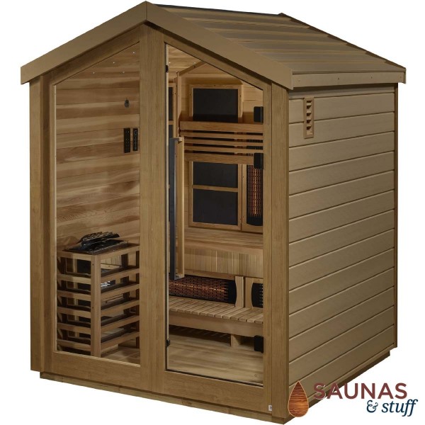 Summit Cedar Hybrid 3 Person Outdoor Sauna