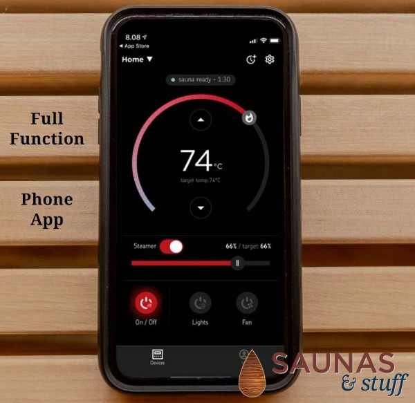Harvia XENIO Wi-Fi Sauna Control Phone App