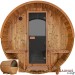 4-PW Person Thermory Barrel Sauna w/Porch & Window