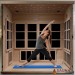 Hot Yoga Carbon Fiber Infrared Sauna, Ultra-Low-EMF