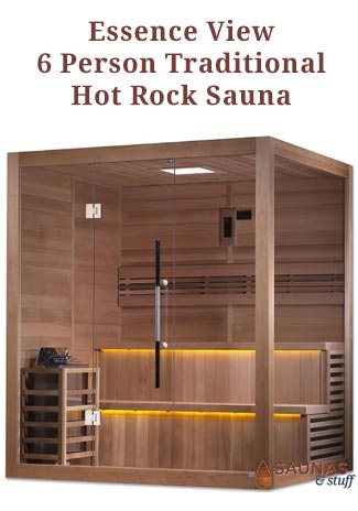 6 Person Hot Rock Traditional Sauna