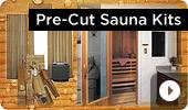 Pre-Cut Cedar Home Sauna Kits